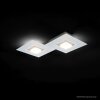 Grossmann KARREE Ceiling light LED aluminium, titanium, 2-light sources