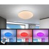 Globo ATREJU I Ceiling Light LED white, 1-light source, Remote control, Colour changer