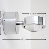 Harare wall light LED aluminium, 1-light source