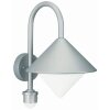 Albert 646 outdoor wall light silver, 1-light source, Motion sensor