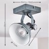 Gudo Ceiling Light grey, silver, 1-light source