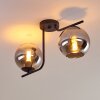 Cayuta Ceiling Light black, 2-light sources