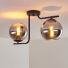 Cayuta Ceiling Light black, 2-light sources