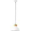 Brilliant Pullet Pendant Light Dark wood, white, 1-light source