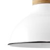 Brilliant Pullet Pendant Light Dark wood, white, 1-light source