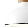 Brilliant Pullet Pendant Light Dark wood, white, 1-light source