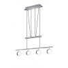 Trio CORLAND II pendant light LED chrome, 4-light sources