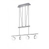Trio CORLAND II pendant light LED chrome, 4-light sources