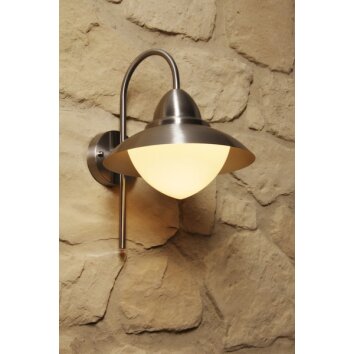Eglo SIDNEY wall light stainless steel