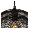Lucide MESH Pendant Light grey, 2-light sources