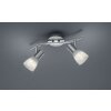 Trio LEVISTO ceiling spotlight LED matt nickel, 2-light sources