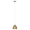 Brilliant Relax Pendant Light bronze, chrome, 1-light source