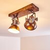 Gudo Ceiling Light brown, bronze, 2-light sources