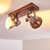 Gudo Ceiling Light brown, bronze, 2-light sources