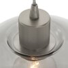 Pendant Light Steinhauer Lotus stainless steel, 1-light source