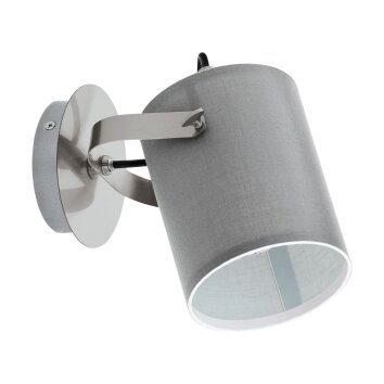 EGLO VILLABATE wall spotlight matt nickel, 1-light source