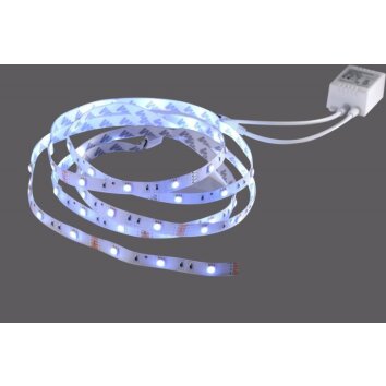 Leuchten-Direkt TEANIA light strips LED transparent, clear, 1-light source, Remote control, Colour changer