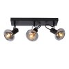 Ceiling Spotlight Lucide MADEE black, 3-light sources
