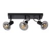 Ceiling Spotlight Lucide MADEE black, 3-light sources