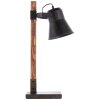 Table Lamp Brilliant Plow Dark wood, black, 1-light source