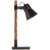 Table Lamp Brilliant Plow Dark wood, black, 1-light source