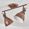 KOPPOM ceiling light rust-coloured, 2-light sources