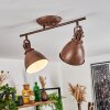 KOPPOM ceiling light rust-coloured, 2-light sources