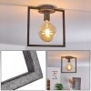 GUINAN Ceiling Light grey, black, 1-light source