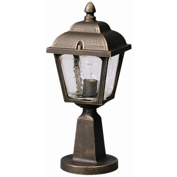 Albert 536 outdoor floor lamp brown, brass, 1-light source