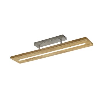 Trio BRAD Ceiling Light LED Light wood, 1-light source