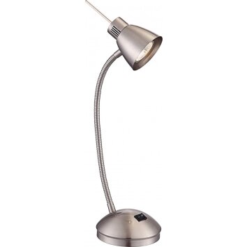 Globo table lamp LED matt nickel, 1-light source
