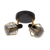 Ceiling Spotlight Lucide NILA black, 2-light sources
