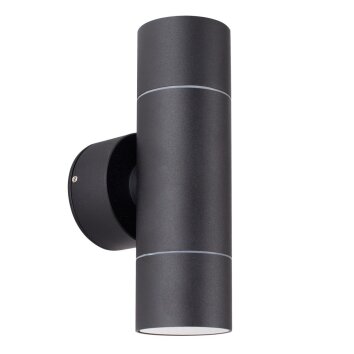 KS Verlichting Ray Wall Light black, 2-light sources