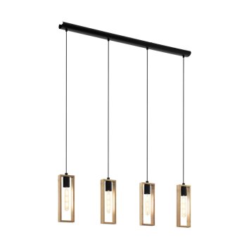 Eglo LITTLETON Pendant Light black, 4-light sources