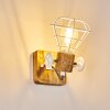 Wall Light Nifun brown, white, 1-light source