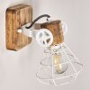 Wall Light Nifun brown, white, 1-light source