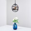 Agropoli Pendant Light smoke coloured, black, 1-light source