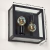 Caudry Outdoor Wall Light black, 2-light sources