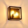 Caudry Outdoor Wall Light black, 2-light sources