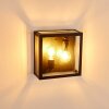 Caudry Outdoor Wall Light black, 2-light sources