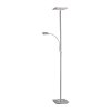 Leuchten Direkt HANS Floor Lamp LED stainless steel, 2-light sources