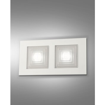 Fabas Luce FORMIA Wall Light LED white, 2-light sources