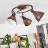 KOPPOM ceiling light rust-coloured, 3-light sources