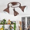 KOPPOM ceiling light rust-coloured, 3-light sources