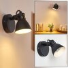 SALINAS Wall Light black, 1-light source