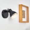 SALINAS Wall Light black, 1-light source