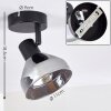 Ceiling Light Tyksov black, 1-light source