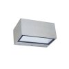 Lutec GEMINI Outdoor Wall Light LED grey, silver, 1-light source