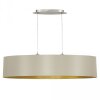 Eglo MASERLO hanging light matt nickel, 2-light sources