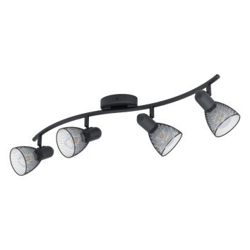 EGLO CAROVIGNO ceiling spotlight black, 4-light sources